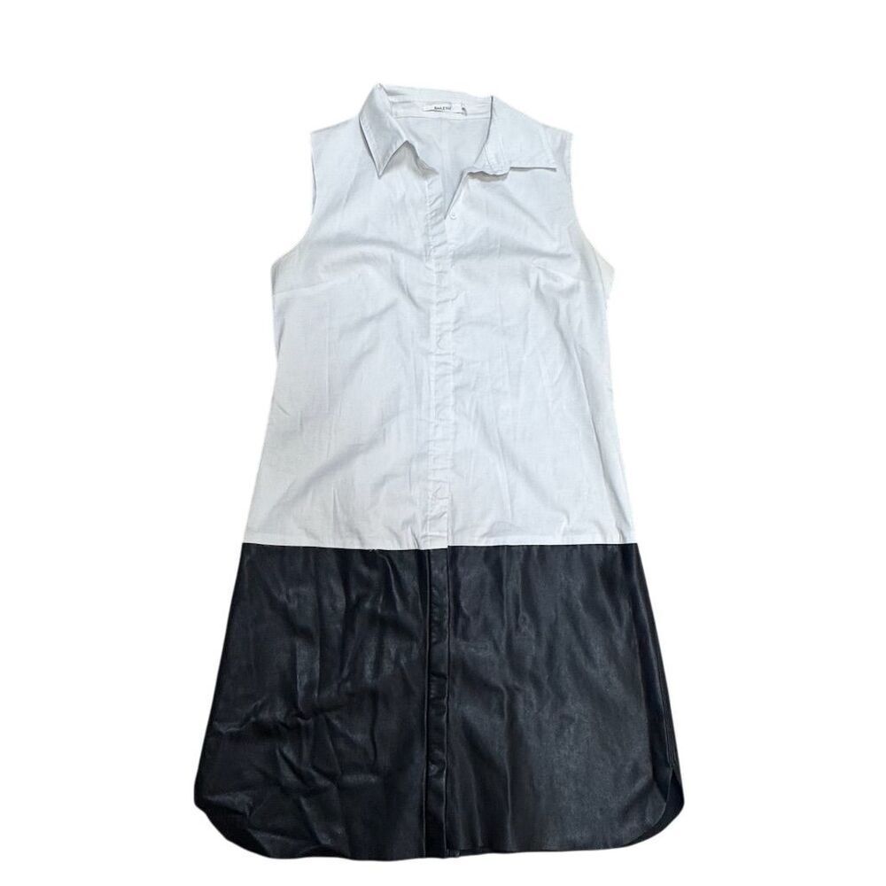 Euc Bailey44 Women's Sleeveless Dress Size S Black & White